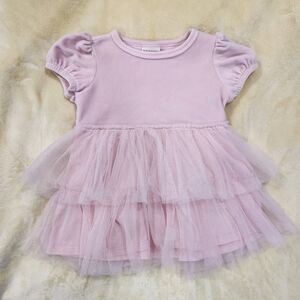 Pink Tulle Baby Dress 12M